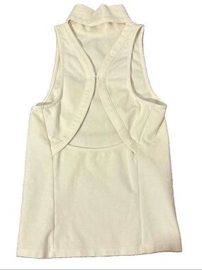 Free People Movement White Ribbed Racerback Tank Top Size XS